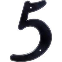 "5" 4" BLK NAIL-ON HOUSE NUMBER