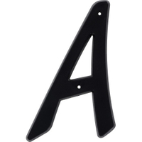 "A" 4" BLK NAIL-ON HOUSE LETTER