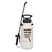 SOLO 456-HD Handheld Sprayer, 2.25 gal Tank, HDPE Tank, Translucent Black/White, 28 in L Wand