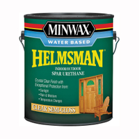 Minwax Helmsman 710510000 Spar Urethane Paint, Semi-Gloss, Liquid, Crystal Clear, 1 gal, Can