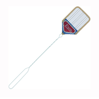 SCREEN FLY SWATTER W/METAL HDLE