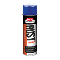 Krylon Rust Tough K00249007 Safety Spray Paint, Gloss, Safety Blue, 15 oz, Can