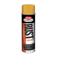 Krylon Rust Tough K00479007 Enamel Spray Paint, Gloss, Industrial Yellow, 15 oz, Can