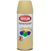 Krylon K01506A07 Acrylic Spray Paint, Gloss, Almond, 12 oz, Can