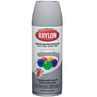 Krylon 51606 Pewter Gray Interior and Exterior Decorator Paint - 12 oz. Aerosol