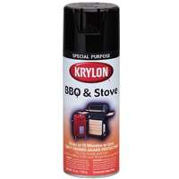 Krylon 1618 Black High Heat BBQ and Stove Paint, 12 oz aerosol