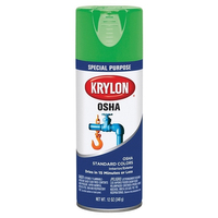 Krylon K02012777 Acrylic Enamel Spray Paint, Gloss, Safety Green, 12 oz