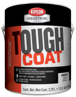 Krylon Tough Coat K00530113-16 Enamel Paint, Gloss Sheen, Black, 1 gal
