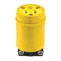 CORD PLUG 15A/125V 5-15R W/CLAM