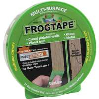 FrogTape 1358465 Multi-Surface Painting Tape, Green, 1.41-Inch Wide by 60 Yards Long