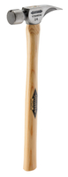 Stiletto TI14MS 14 oz Titanium Hickory Hammer, Milled Face, Straight 18" Hickory Wood Handle