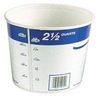 ENCORE Plastics Touch n' Trim 5T1 Paint Container, 2.5 qt Capacity, Paper