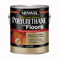 Minwax 130220000 Polyurethane, Liquid, Clear, 1 gal, Can
