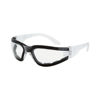 RADIANS Crossfire Shield Series 554 AF Safety Glasses, Anti-Fog, Hardcoat Lens