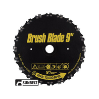 BRUSHCUTTER BLADE 9"x1" 8 TOOTH