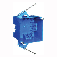 ELECTRICAL BOX PVC 4"SQ w/NAILS