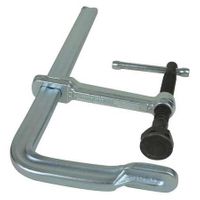 Bessey SQ-16 Regular Duty Bar Clamp, 2660 lb, 16 in Max Opening Size, 5-1/2 in D Throat, Steel Body