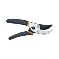 FISKARS 9109 Pruning Shear, 5/8 in Cutting Capacity, Steel Blade, Bypass Blade, Comfort-Grip Handle