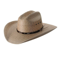 Turner Hat 11601 Bull Rider Hat, Men's, 6-7/8 in, Toasted Palm Leaf, Toasted Palm