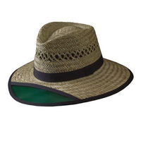 Turner Hat 20007 Green Visor Hat, Men's, XL, Rush Straw, Natural