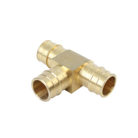 PEX TEE 3/4"X1/2"X1/2" (BRASS) L