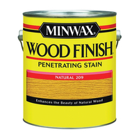 Minwax Wood Finish 71000000 Wood Stain, Natural, Liquid, 1 gal, Can