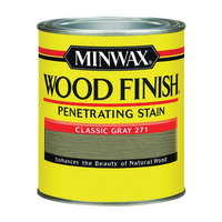 Minwax Wood Finish 700484444 Wood Stain, Classic Gray, Liquid, 1 qt, Can