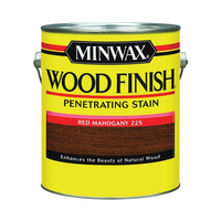 Minwax Wood Finish 71007000 Wood Stain, Red Mahogany, Liquid, 1 gal, Can