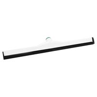 Unger PM55A Floor Squeegee, 22 in Blade, Straight Double Blade, Foam Rubber Blade, Black/White