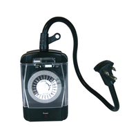 PowerZone TNO24111 Electromechanical Timer, 15 A, 125 V, 1875 W, 2-Outlet,