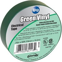 ELECTRICAL TAPE GREEN 3/4"X60FT