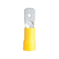 GB 10-145M Male Disconnect, 600 V, 12 to 10 AWG Wire, Vinyl Insulation, Yellow