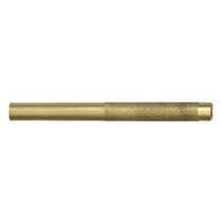 Klein 7BP29232 Brass Punches, 1-1/4 in Tip, 11-1/2 in L, 1-1/4 in Dia Shank, Brass