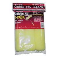 WOOSTER RR726-9 Paint Roller Cover, 3/8 in Thick Nap, 9 in L, Fabric Cover, Yellow
