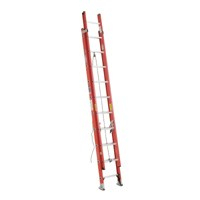 Werner D6216-2 300-Pound Duty Rating Fiberglass Flat D-Rung Extension Ladder, 16-Foot