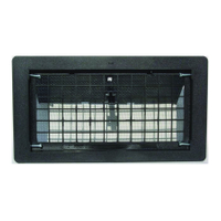 FOUNDATION VENT BLK PUSH-PULL RE