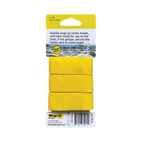 Wrap-It Storage 103-BS-12YE Cord and Rope Organizer, 1 in W, 12 in L, Polypropylene, Yellow