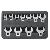GearWrench 81908 Wrench Set, 11-Piece, Alloy Steel, Chrome