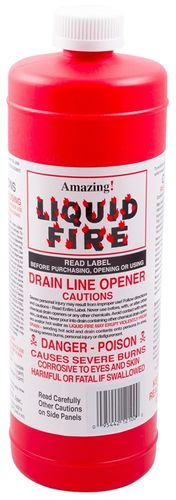 Drain Cleaner Liquid Fire 32oz