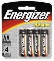Energizer Max AA Batteries, 4-Count