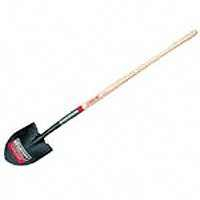 Razor-Back 45657 Long Handle Round Point Shovel with Closed Back and Wood Handle
