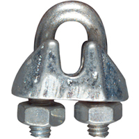 National 3230BC 1/16" Zinc Plated Wire Cable Clamp