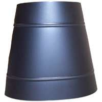 STOVE PIPE BLACK 24 RD X OVAL 6M